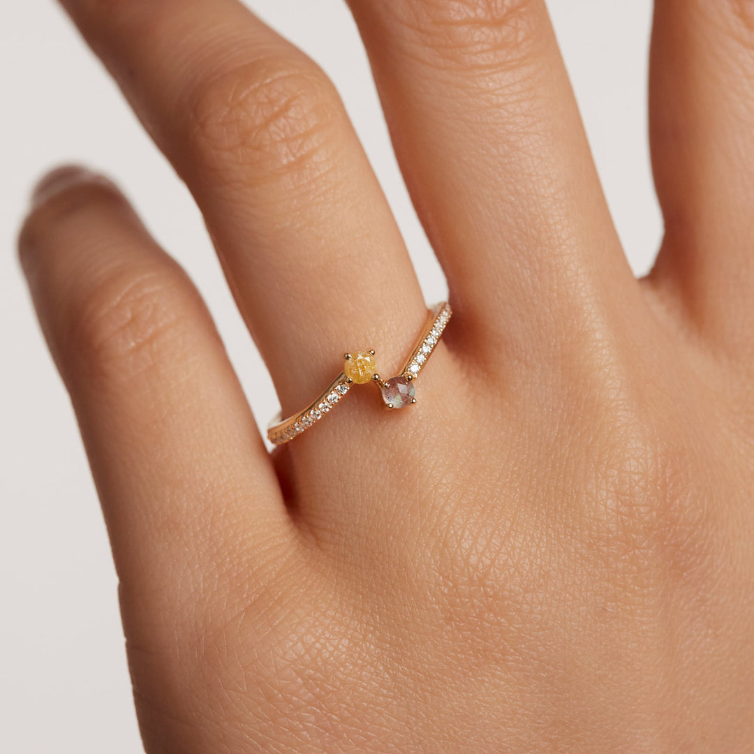 P D Paola Villa Gold Ring - AN01-647