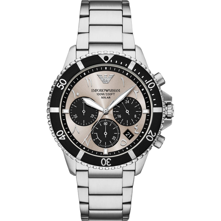 Chronographe solaire Emporio Armani World Explorer - AR11722
