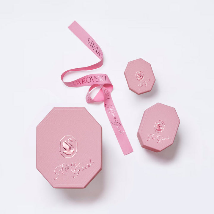 Swarovski x Ariana Grande Halskette Verschiedene Schliffe Herz Weiss Rhodiniert - 5720852
