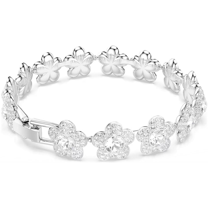 Swarovski x Ariana Grande Armband Rundschliff Blume Weiss Rhodiniert - 5749182