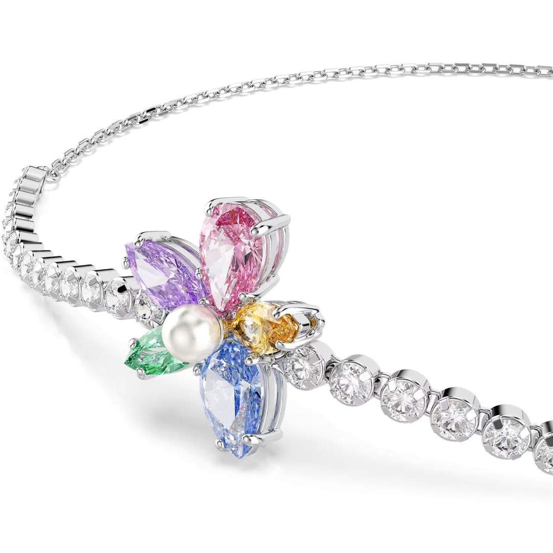 Swarovski x Ariana Grande Armband Verschiedene Schliffe Blume Mehrfarbig Rhodiniert - 5749187
