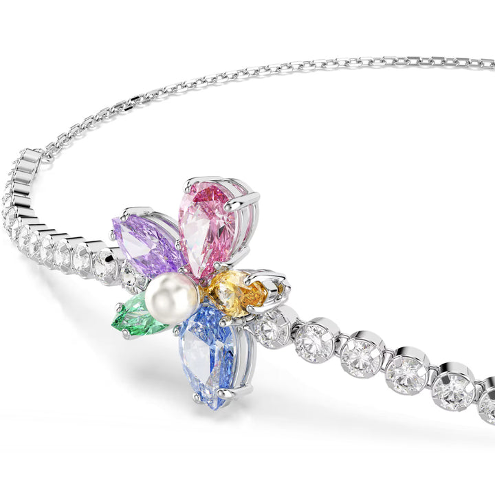 Swarovski x Ariana Grande Armband Verschiedene Schliffe Blume Mehrfarbig Rhodiniert - 5749187