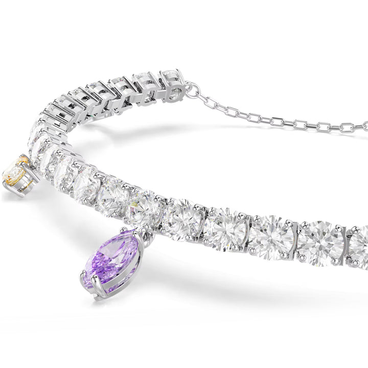 Swarovski x Ariana Grande Tennis Armband Verschiedene Schliffe Mehrfarbig Rhodiniert - 5742463