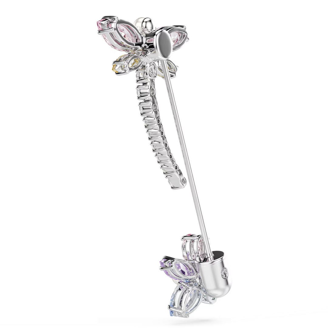 Swarovski x Ariana Grande Brosche Verschiedene Schliffe Libelle Mehrfarbig Rhodiniert - 5737428