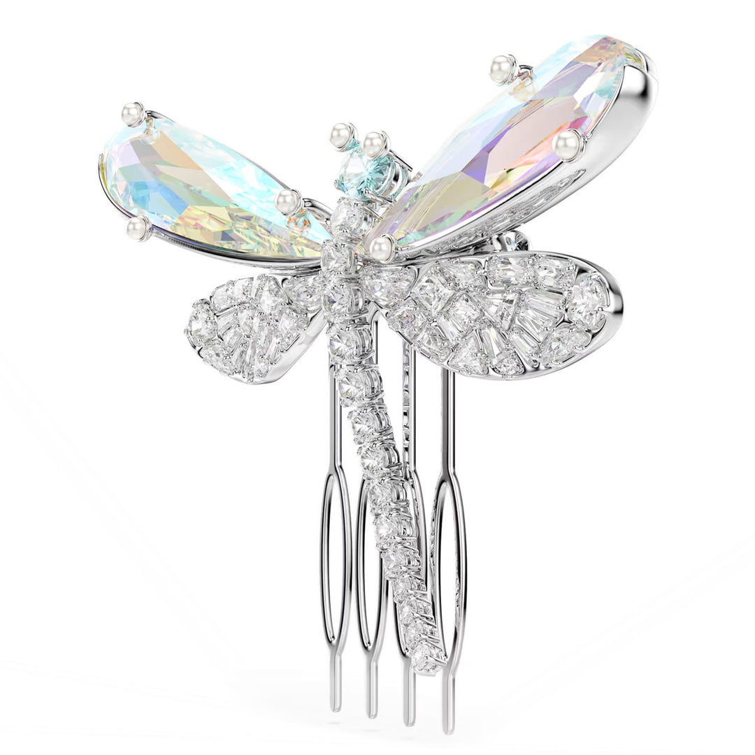 Swarovski x Ariana Grande Brosche und Haar Accessoire Verschiedene Schliffe Libelle Grün Rhodin - 5749193