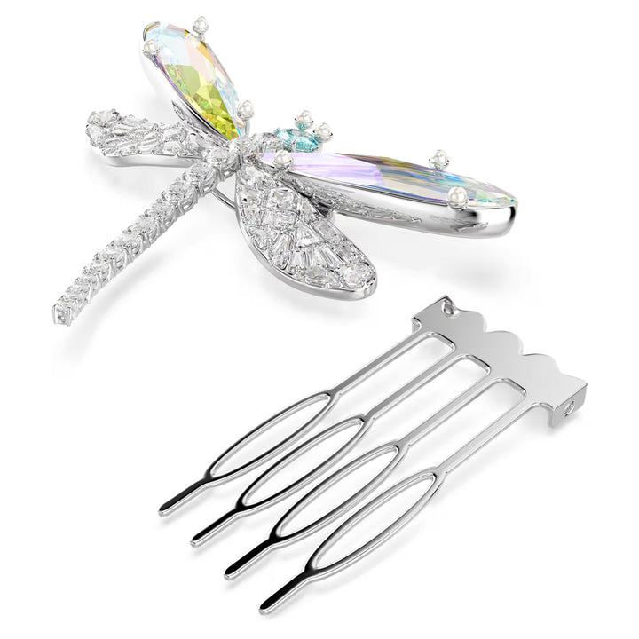 Swarovski x Ariana Grande Brosche und Haar Accessoire Verschiedene Schliffe Libelle Grün Rhodin - 5749193