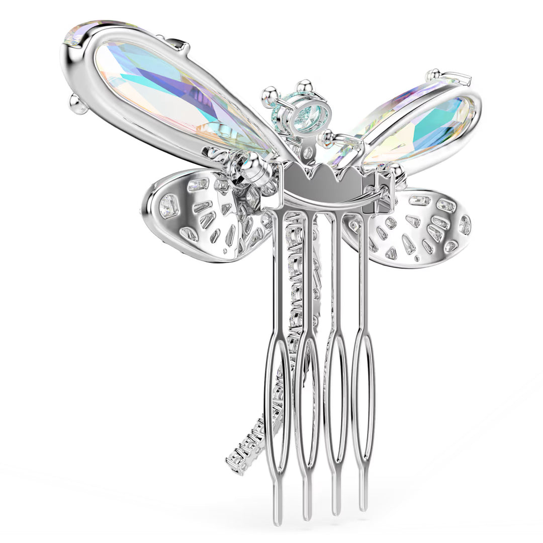 Swarovski x Ariana Grande Brosche und Haar Accessoire Verschiedene Schliffe Libelle Grün Rhodin - 5749193