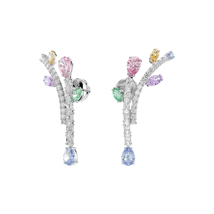 Swarovski x Ariana Grande Drop Ohrhänger Verschiedene Schliffe Mehrfarbig Rhodiniert - 5737426