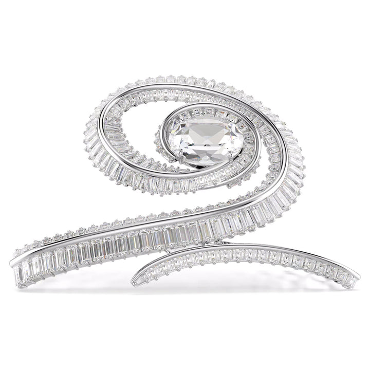 Swarovski x Ariana Grande Haarclip Kristallperle Baguette Schliff Weiss Rhodiniert - 5720867