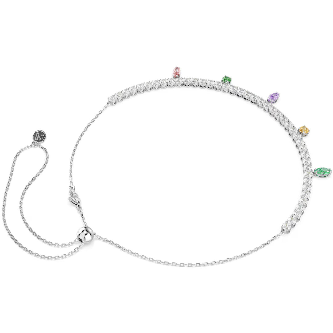 Swarovski x Ariana Grande Tennis Halskette Verschiedene Schliffe Mehrfarbig Rhodiniert - 5737422