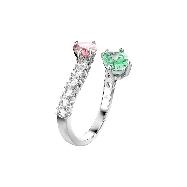 Swarovski x Ariana Grande Offener Ring Verschiedene Schliffe Mehrfarbig Rhodiniert