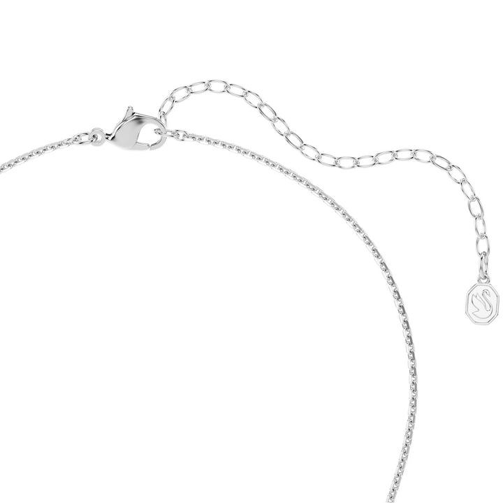 Swarovski x Ariana Grande Halskette Rundschliff Blume Weiss Rhodiniert - 5755817
