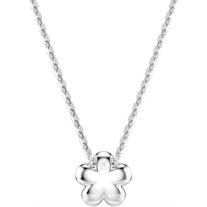 Swarovski x Ariana Grande Halskette Rundschliff Blume Weiss Rhodiniert - 5755817