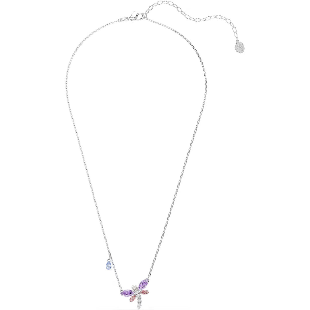 Swarovski x Ariana Grande Halskette Verschiedene Schliffe Libelle Mehrfarbig Rhodiniert - 5737383