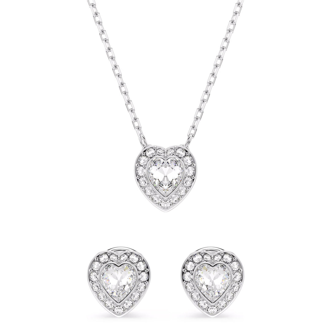 Swarovski x Ariana Grande Set Verschiedene Schliffe Herz Weiss Rhodiniert - 5720849