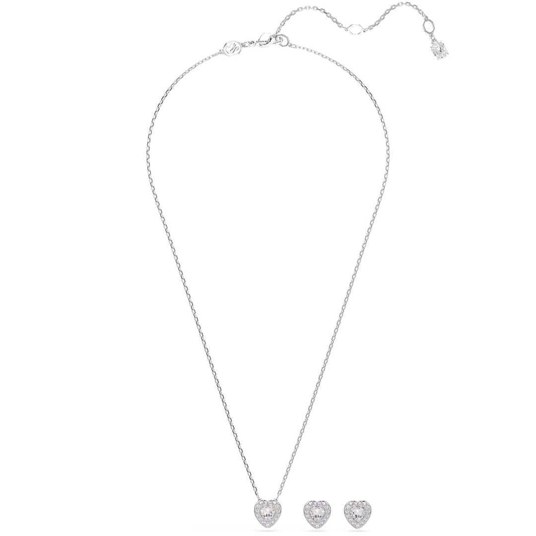 Swarovski x Ariana Grande Set Verschiedene Schliffe Herz Weiss Rhodiniert - 5720849