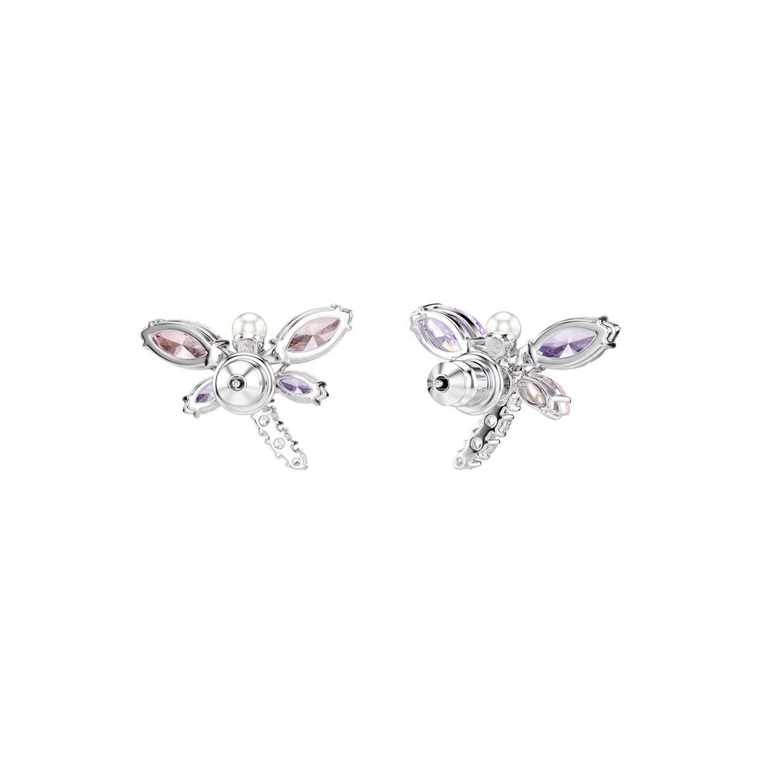 Swarovski x Ariana Grande Ohrstecker Verschiedene Schliffe Libelle Mehrfarbig Rhodiniert - 5737371