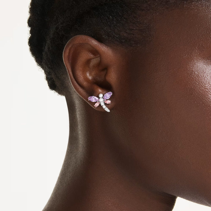 Swarovski x Ariana Grande Ohrstecker Verschiedene Schliffe Libelle Mehrfarbig Rhodiniert - 5737371