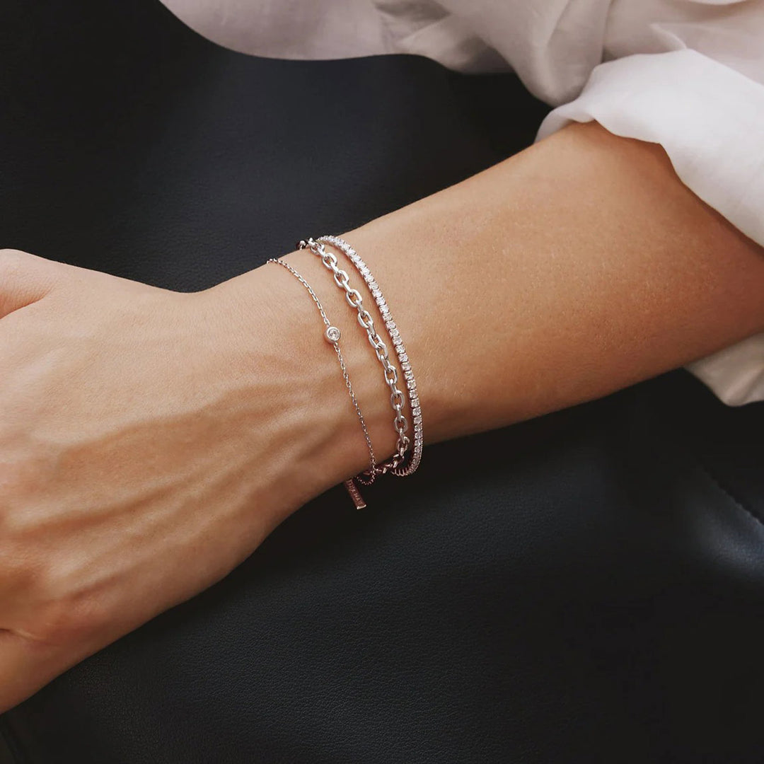 Ania Haie Silver Medium Armband - B062-03H