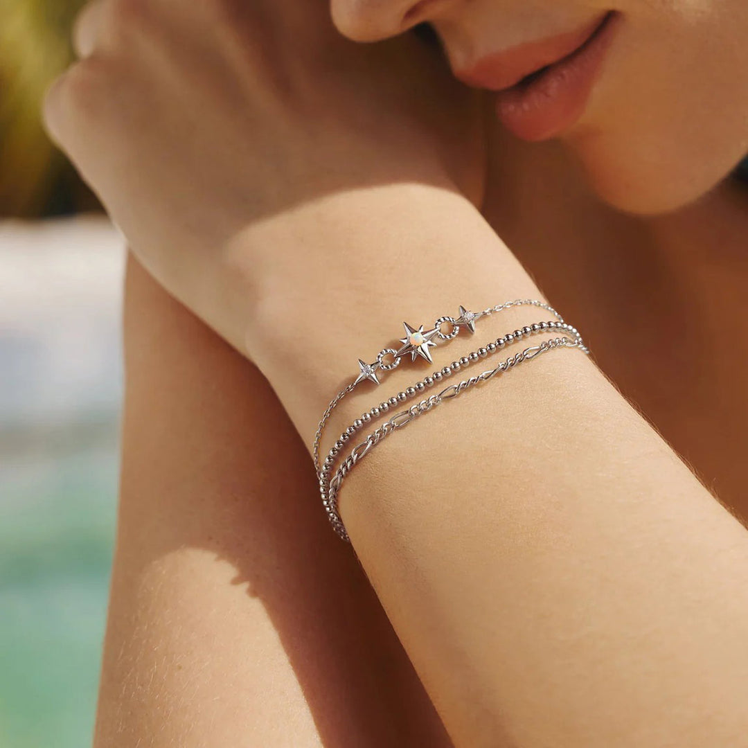 Ania Haie Silver Beaded Armband - B063-03H