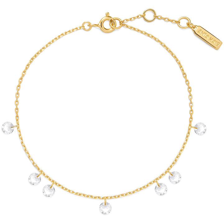 Ania Haie Gold Droplet Station Armband - B074-05G