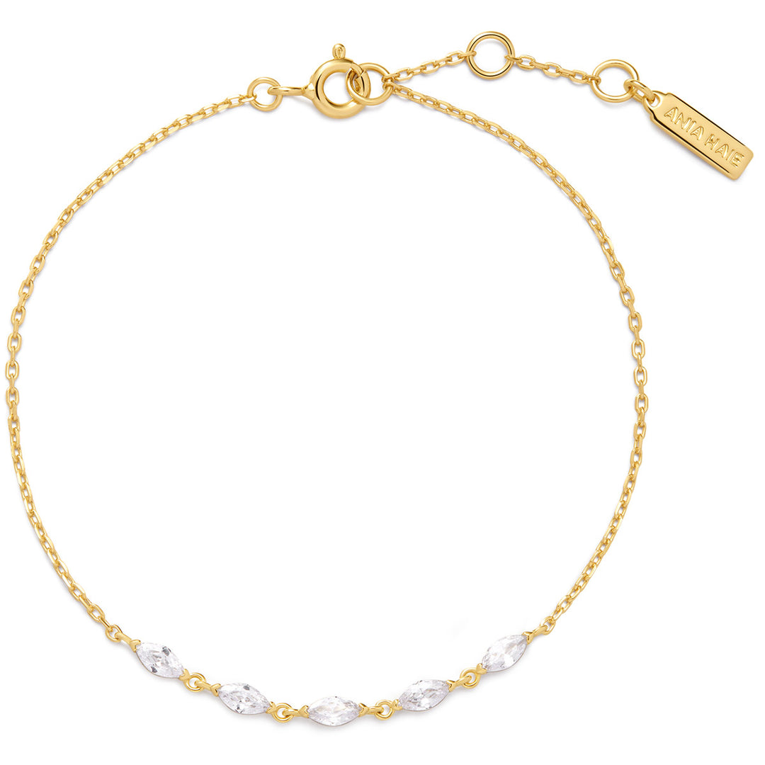Ania Haie Gold Quintet Marquise Armband - B075-03G