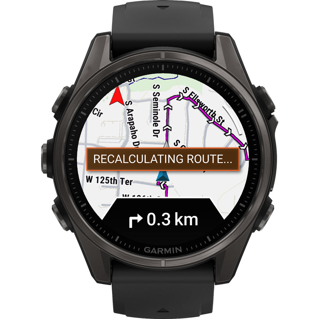 Garmin Fenix 8 Amoled Sapphire Carbon Black (43 mm) - 010-02903-21