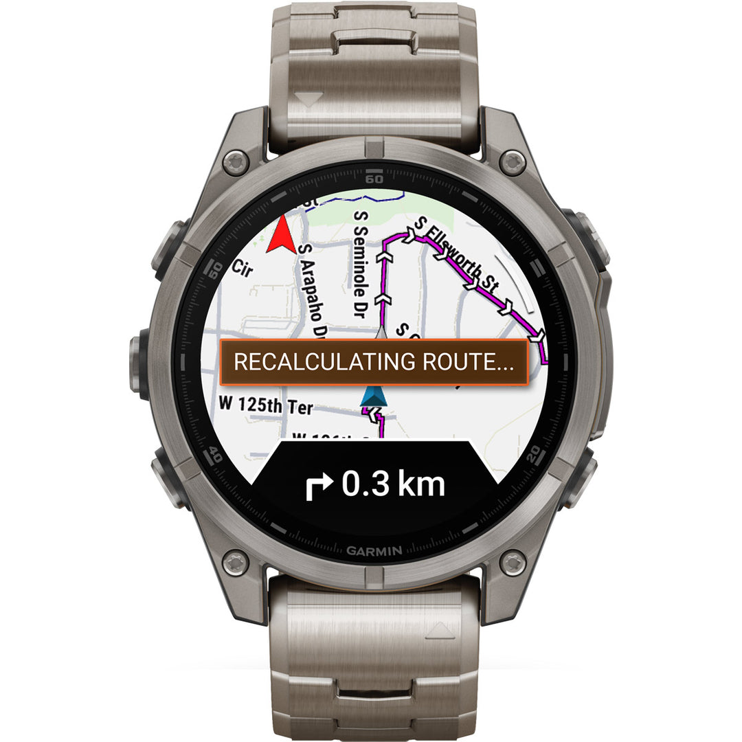 Garmin Fenix 8 Amoled Sapphire Titanium (47 mm) - 010-02904-40