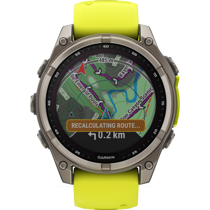 Garmin Fenix 8 Solar Sapphire Amp Yellow (47 mm) - 010-02906-21
