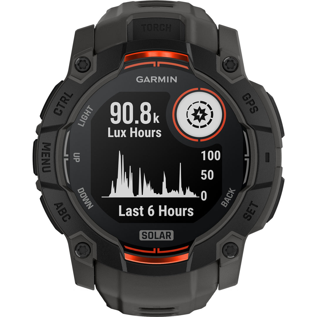 Garmin Instinct 3 Solar Black Charcoal (50 mm) - 010-02935-00