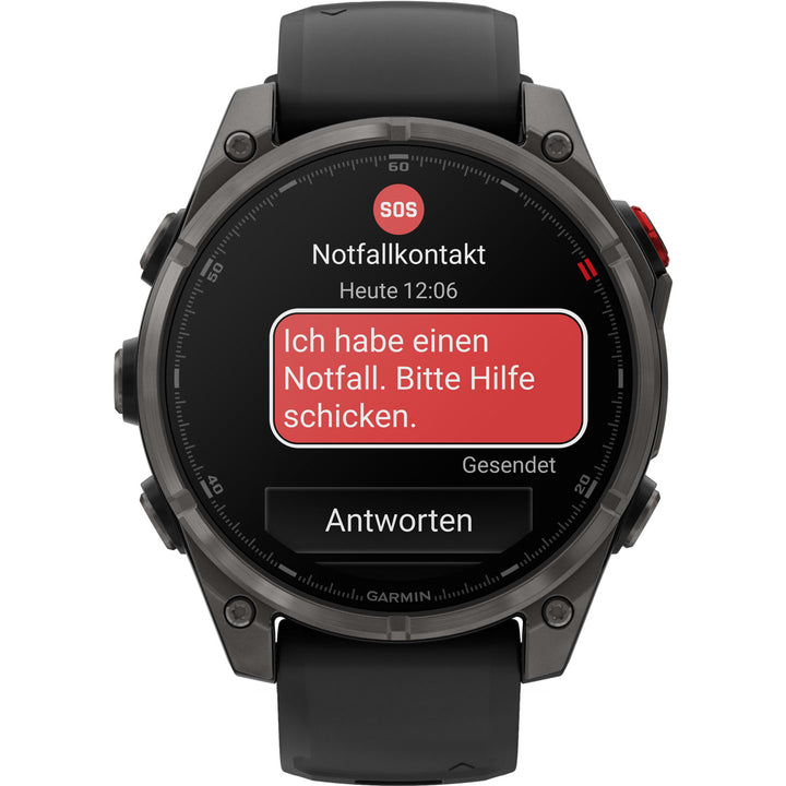 Garmin Fenix 8 Pro Amoled Sapphire Carbon Black Grey (47 mm) - 010-03198-01