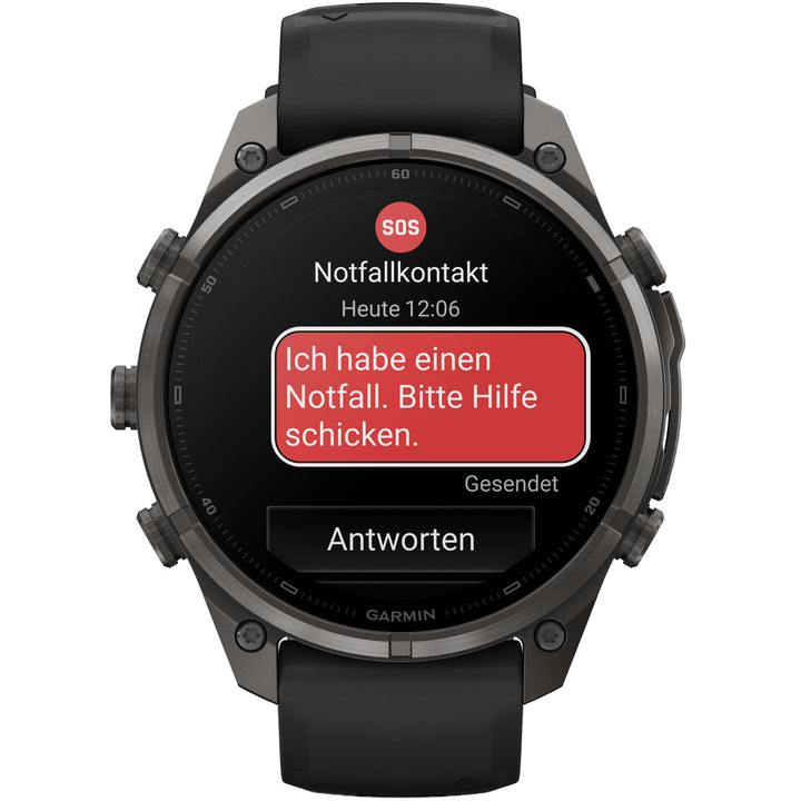 Garmin Fenix 9 Pro inReach Amoled Carbon Gray Titanium Black (47 mm) - 010-04336-11