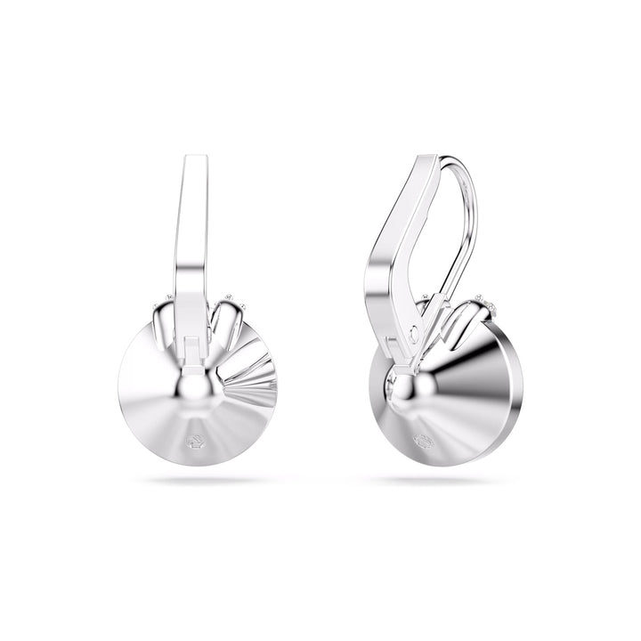 Swarovski Bella V Drop Ohrhänger Rundschliff Blau Rhodiniert - 5734234