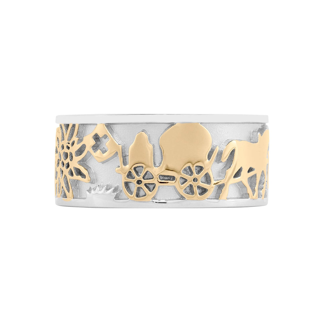 Gexist Edelweiss Ring Käser &amp; Kühen - RG 7005