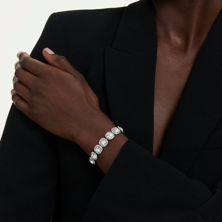 Swarovski Una Angelic Armband Kissenschliff Weiss Rhodiniert - 5751558