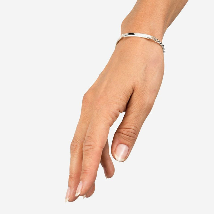 Buddha to Buddha Armband Essential Mini Bar Silber