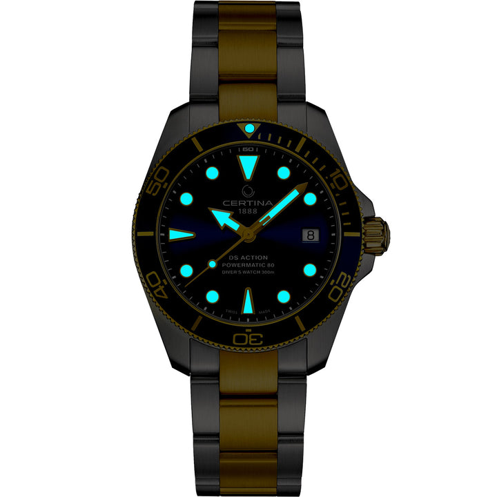 Certina DS Action Diver Powermatic 80 (38 mm) Sea Turtle Conservancy Special Edition - C032.807.22.041.10