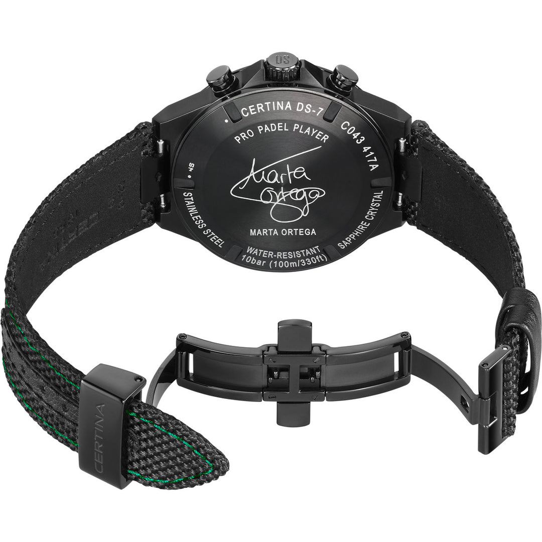 Certina DS-7 Chronograph Padel Edition by Marta Ortega - C043.417.38.201.10