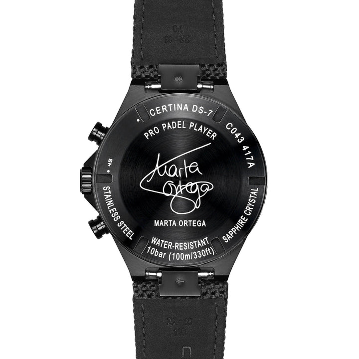 Certina DS-7 Chronograph Padel Edition by Marta Ortega - C043.417.38.201.10