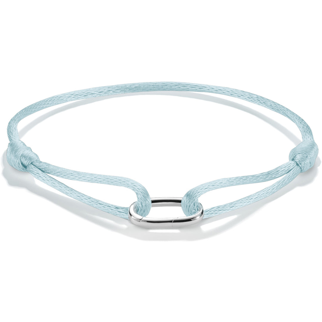 Thomas Sabo Textilarmband türkis Connect Silber - C1210-001-17-L24V
