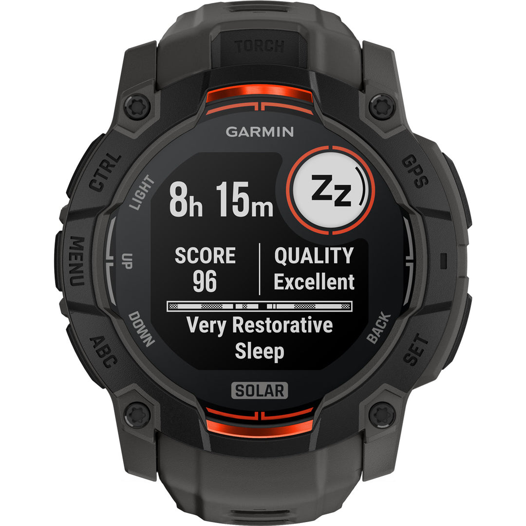 Garmin Instinct 3 Solar Black Charcoal (50 mm) - 010-02935-00