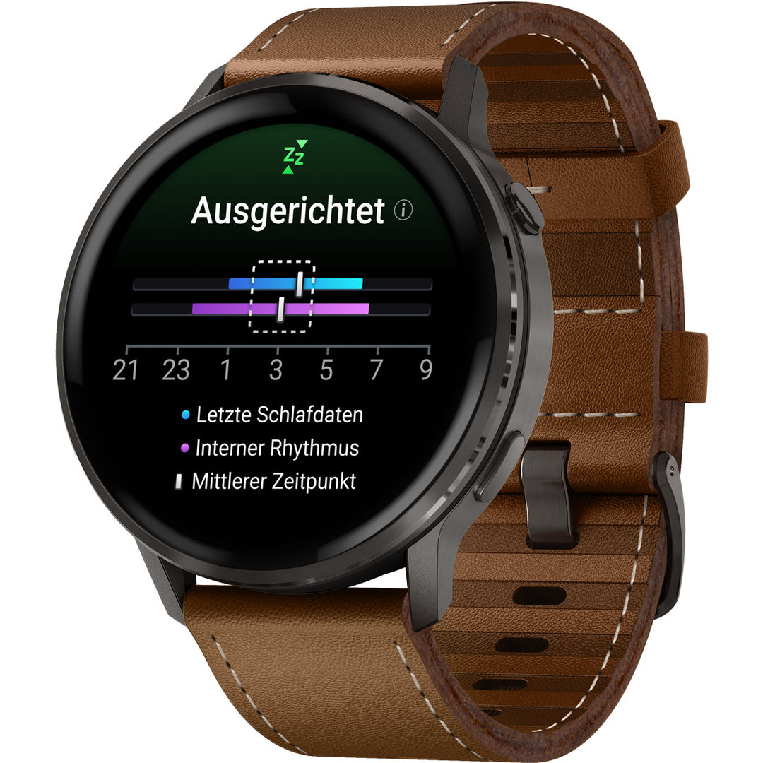 Garmin Venu 4 Slate Black Brown (45 mm) - 010-03014-03