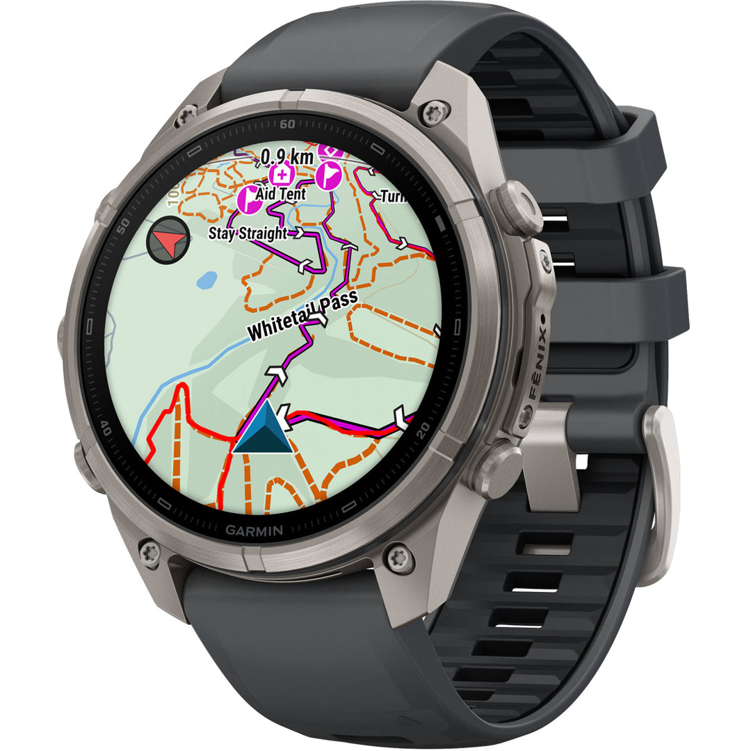 Garmin Fenix 9 Pro inReach Amoled Titanium Graphite (47 mm) - 010-04336-21