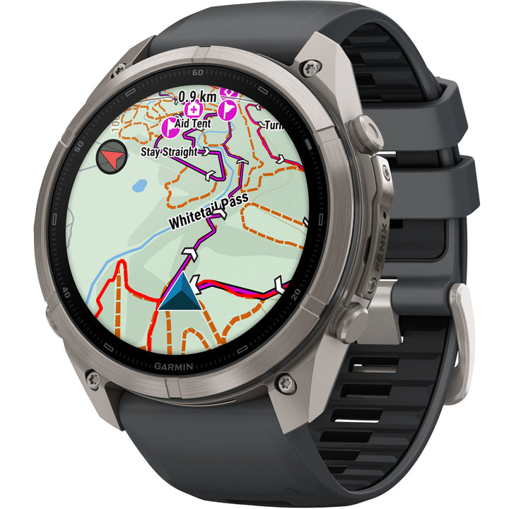 Garmin Fenix 9 Pro inReach Amoled Titanium Graphite (51 mm) - 010-04337-21