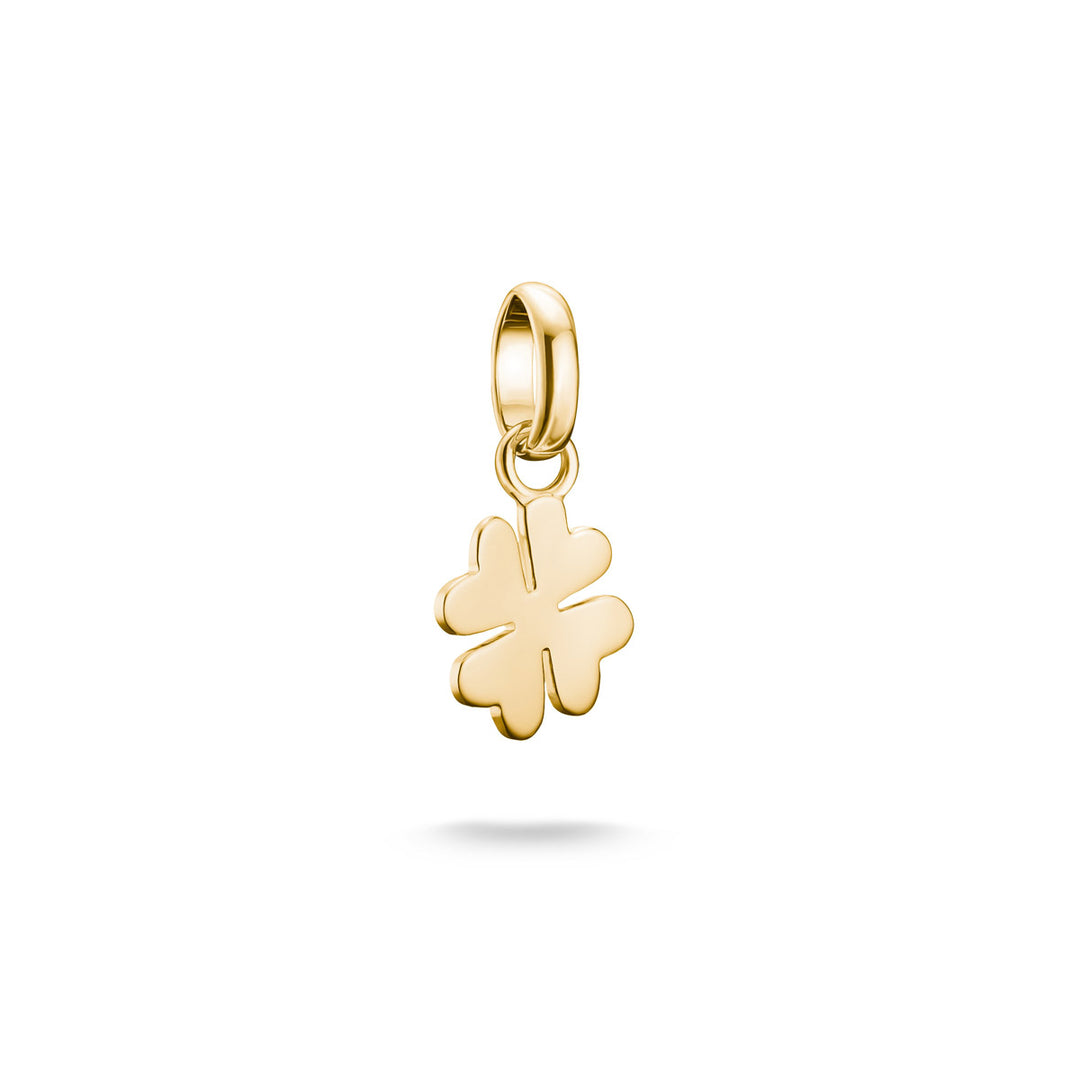 Thomas Sabo Charm-Anhänger Glücksklee Connect vergoldet - CC1202-413-39
