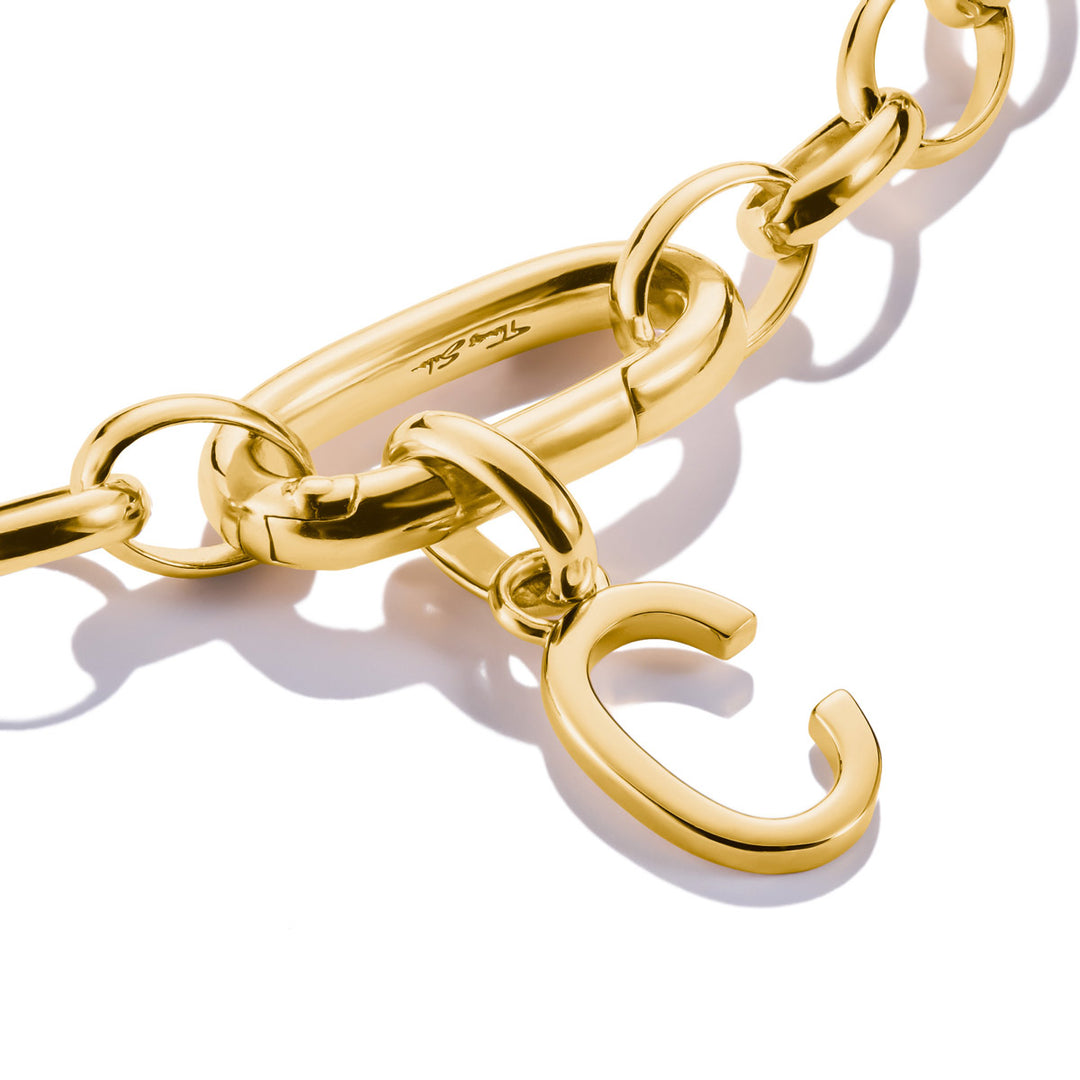 Thomas Sabo Charm-Anhänger Buchstabe C Connect vergoldet - CC1209-413-39