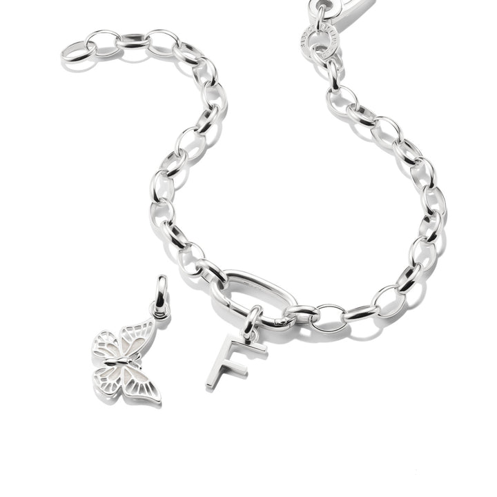 Thomas Sabo Charm-Anhänger Buchstabe F Connect Silber - CC1212-001-21