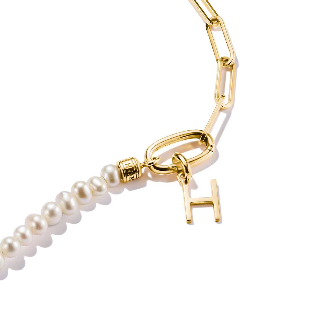 Thomas Sabo Charm-Anhänger Buchstabe H Connect vergoldet - CC1214-413-39
