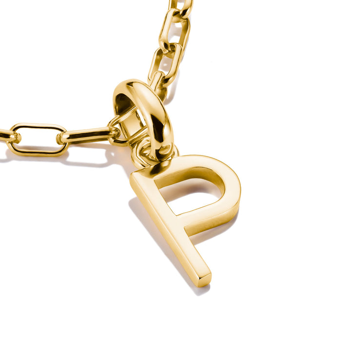 Thomas Sabo Charm-Anhänger Buchstabe P Connect vergoldet - CC1222-413-39