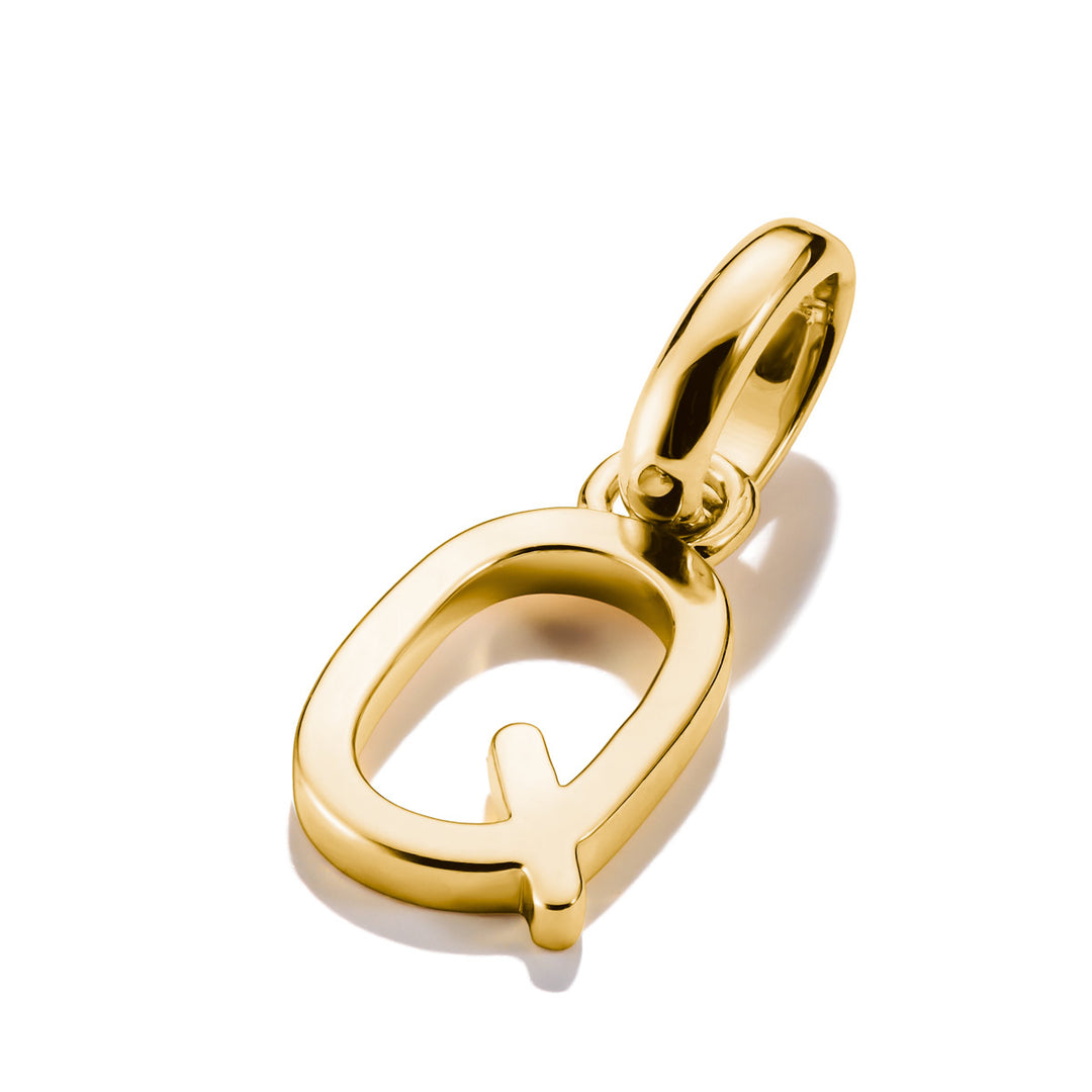 Thomas Sabo Charm-Anhänger Buchstabe Q Connect vergoldet - CC1223-413-39